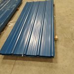 Box profile Blue glossy finish